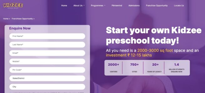 Kidzee Franchise — Complete Cost Breakdown, Profit & Application Guide