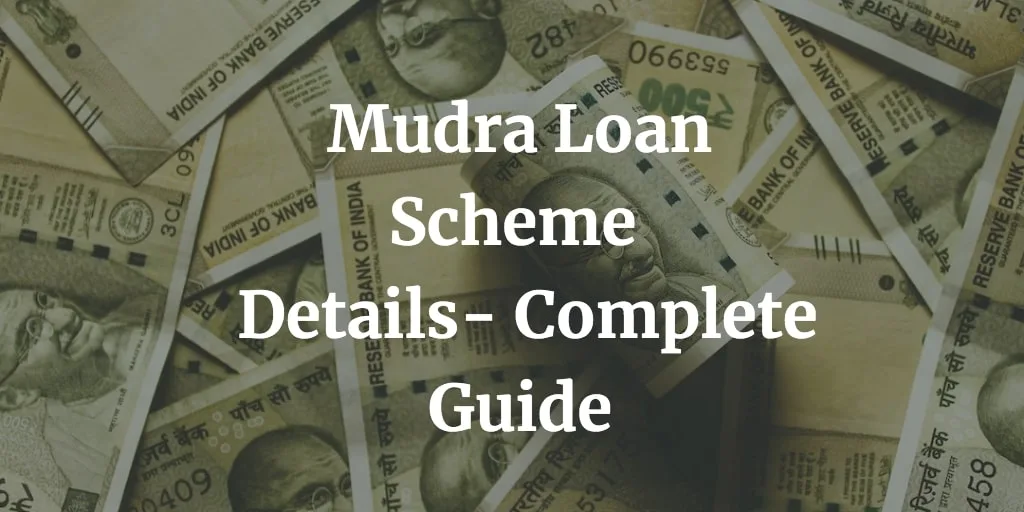 mudra loan scheme details
