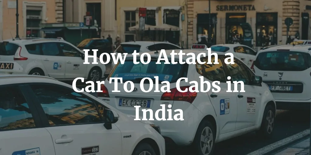 how to attach your car to ola cabs