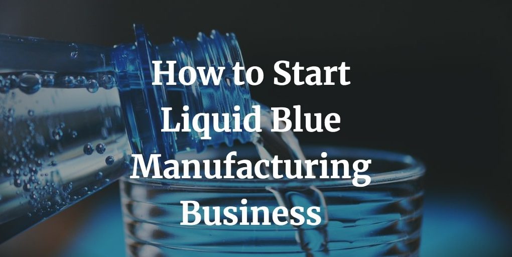 how to start fabric whitener liquid blue manufacturing business