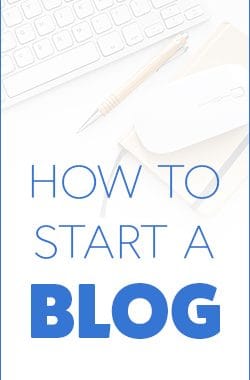 how to starta blog