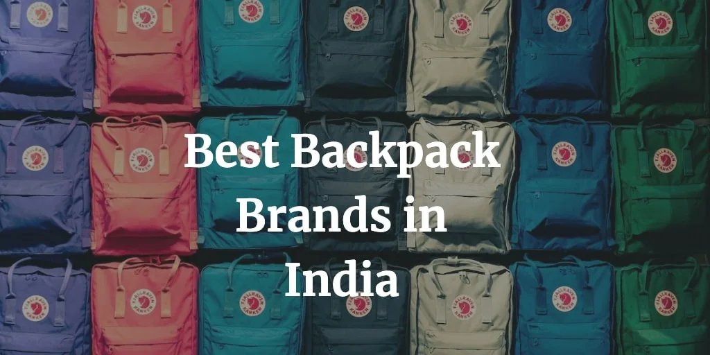best backpack brands in india