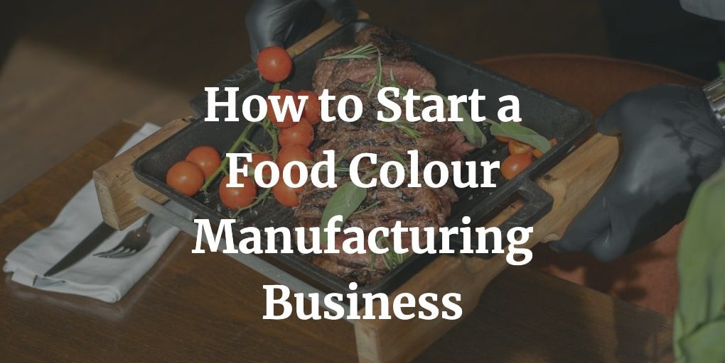 how to start a food colour manufacturing business