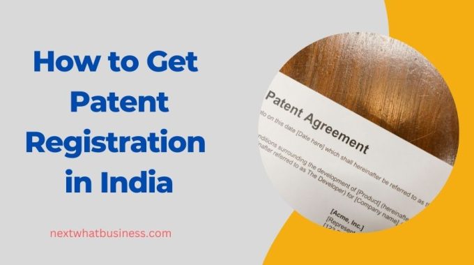 how to get patent registration in india