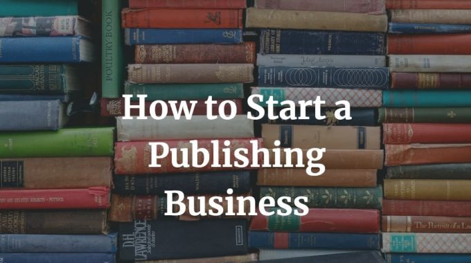 how to start a publishing company