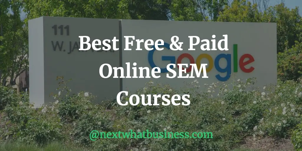 best free and paid sem courses online