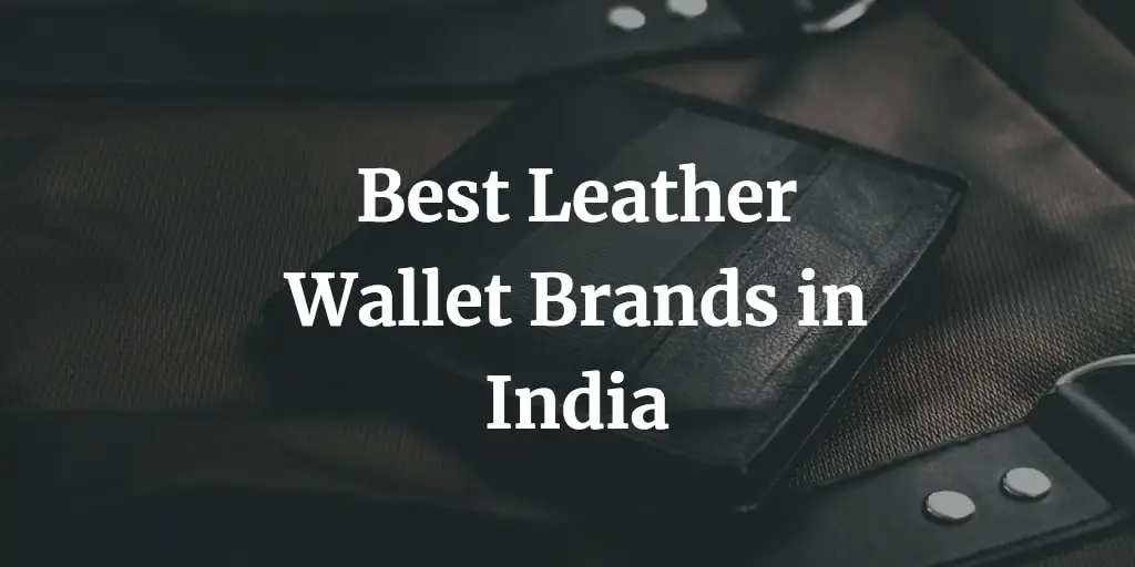 best leather wallet brands in India