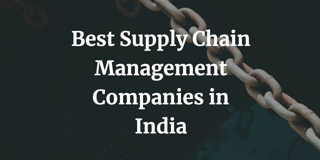 best supply chain management companies in India