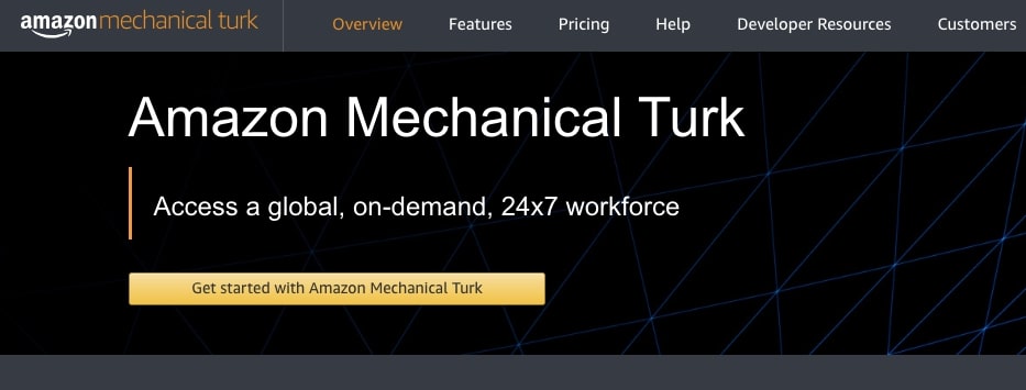 amazon mechanical turk