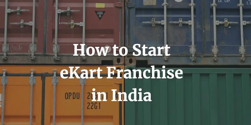 an image for the article on how to start an ekart franchise in india
