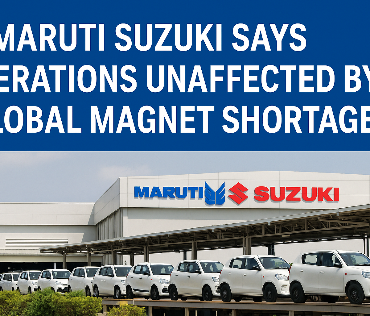 maruti suzuki unaffected by global magnet shortage