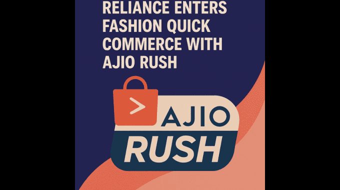 reliance launches ajio rush