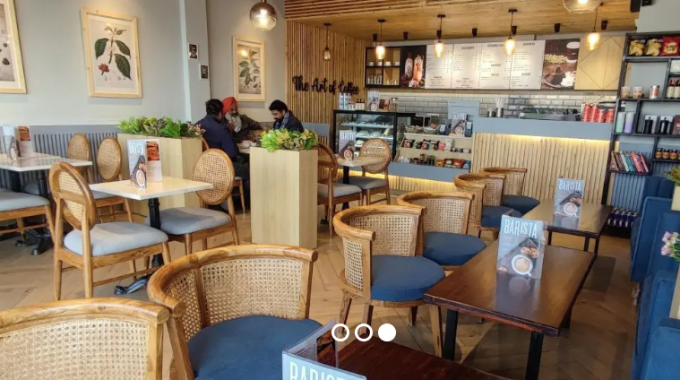 pic of a barista coffee shop