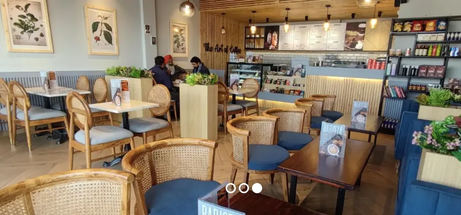 pic of a barista coffee shop