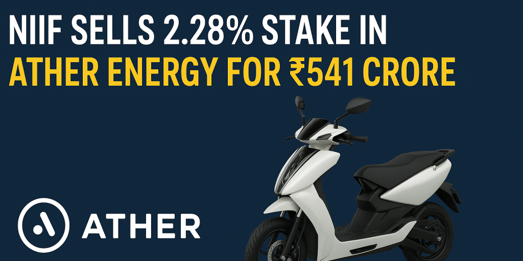 ather energy stake sell by niif