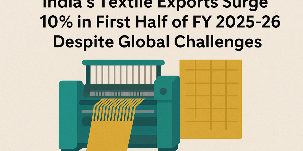 india textile export growth 2025