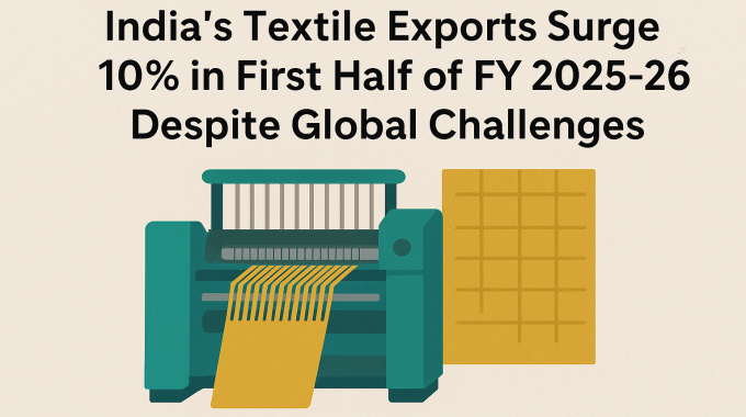 india textile export growth 2025
