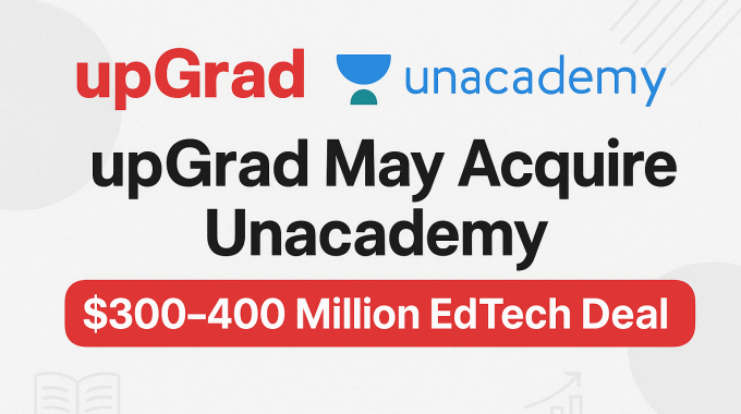 upgrad may acquire unacademy