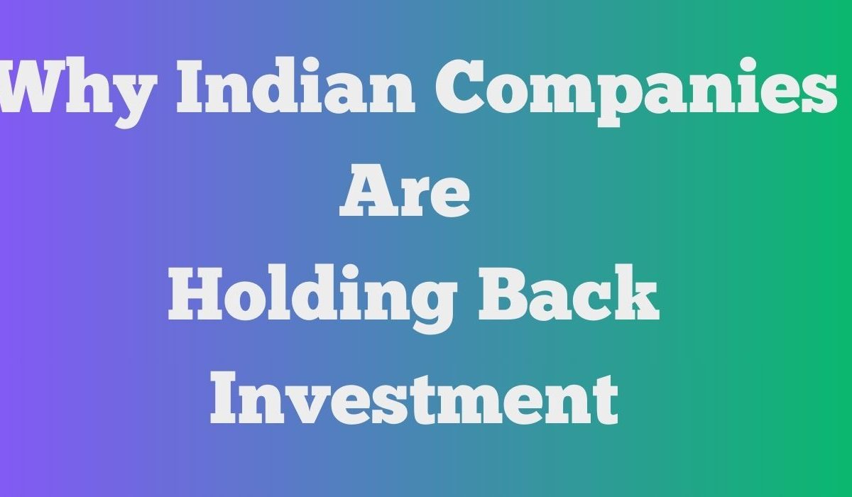 why Indian companies are sitting on cash instead of investing in 2026