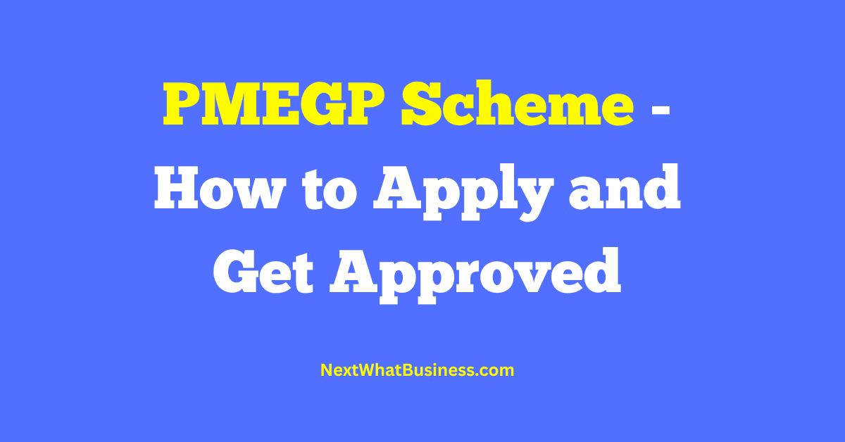 my expert guide on how to apply for a PMEGP scheme loan and get approved